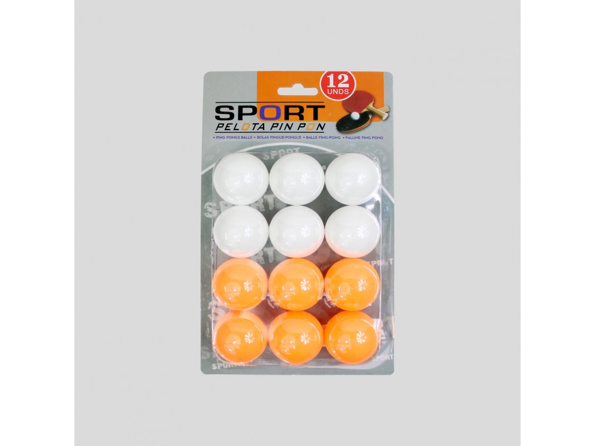 Paquete de 12 Pelotas de Ping Pong o Beer Pong