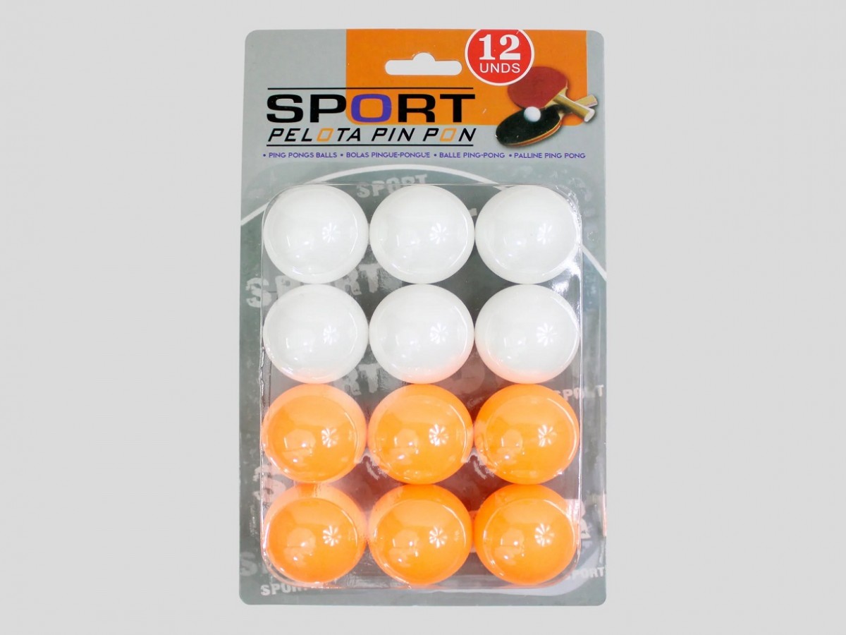Paquete de 12 Pelotas de Ping Pong o Beer Pong