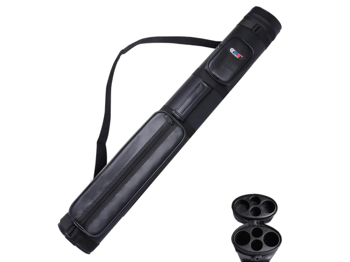 Estuche de Transporte para Taco de Billar Ovalado Duro 2x2 con Bolsa de Accesorios para Tacos (5 colores disponibles) Estuche de Transporte para Taco de Billar Ovalado Duro 2x2 con Bolsa de Accesorios para Tacos (5 colores disponibles)