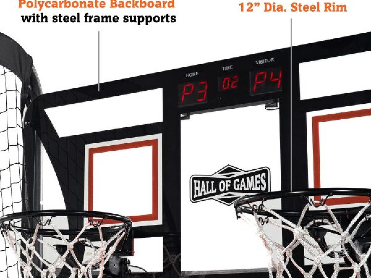 Juego de Basketball Electrónico Plegable para 2 Jugadores