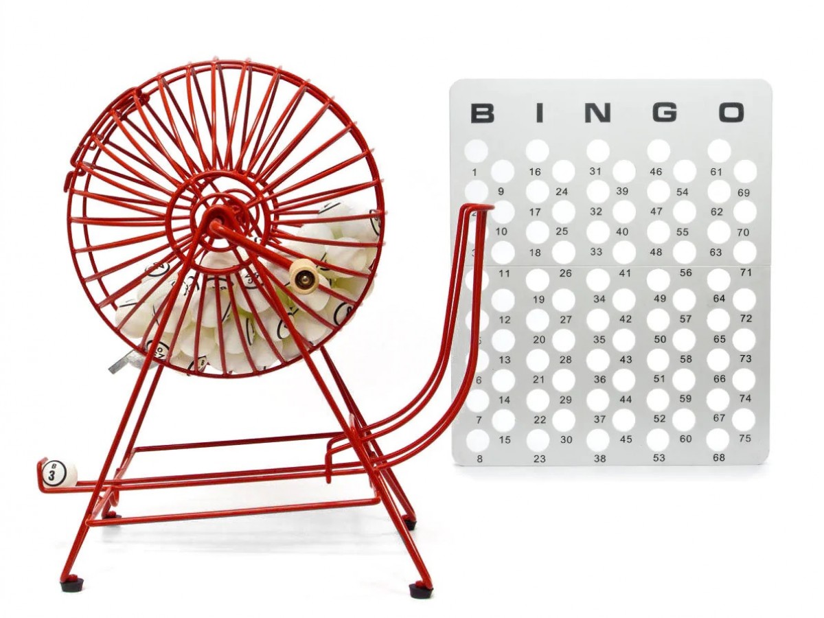Juego de Bingo de Goma Profesional (Bolas con estilo Ping Pong)
