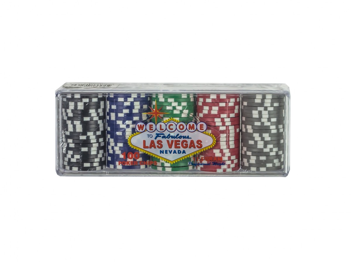 Fichas Pasta las Vegas 100 Fichas