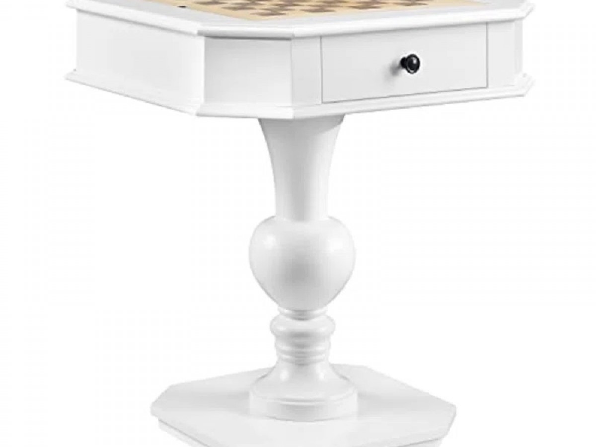 Mesa de Juegos para Ajedrez, Damas y Backgammon en Madera