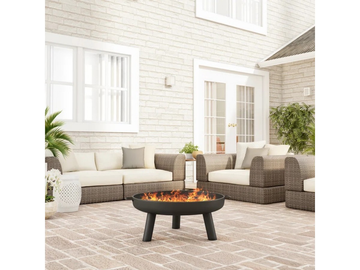 Fogon de Acero para Fogata de Leña al Aire Libre