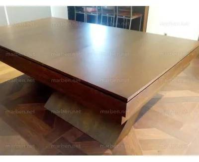 Mesa de Billar Bauhaus - Color Nogal Americano