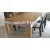 Mesa de Billar Bilie Comedor - Color Maple y Plata