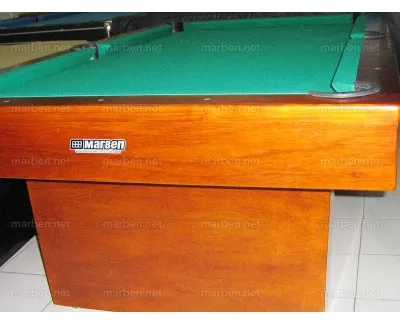 Mesa de Billar California Madera Pino Color Olmo Tamaño 7 Ft