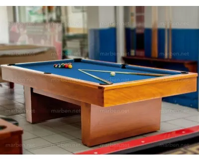 Mesa de Billar California Madera Pino Color Olmo Tamaño 7 Ft