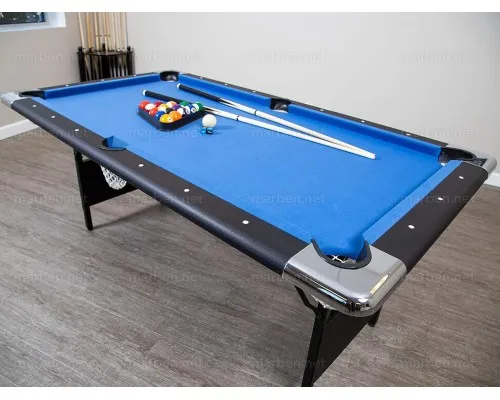 Mesa de Billar de 6'' pies con patas plegables'