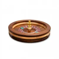 Rueda De Ruleta De Madera Y Metal 50 Cm | Juego De Casino Profesional Para Fiestas | Diseño Retro, Giro Suave Y Duradero | Regalo Para Adultos Y Niños