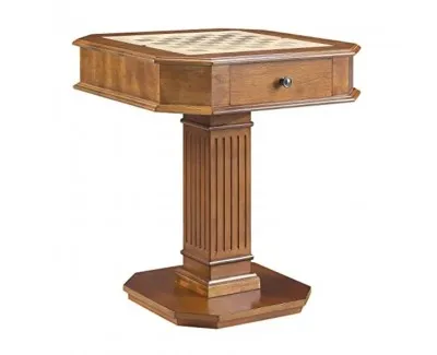 Mesa de Juegos para Ajedrez, Damas y Backgammon en Madera Mesa de Juegos para Ajedrez, Damas y Backgammon en Madera
