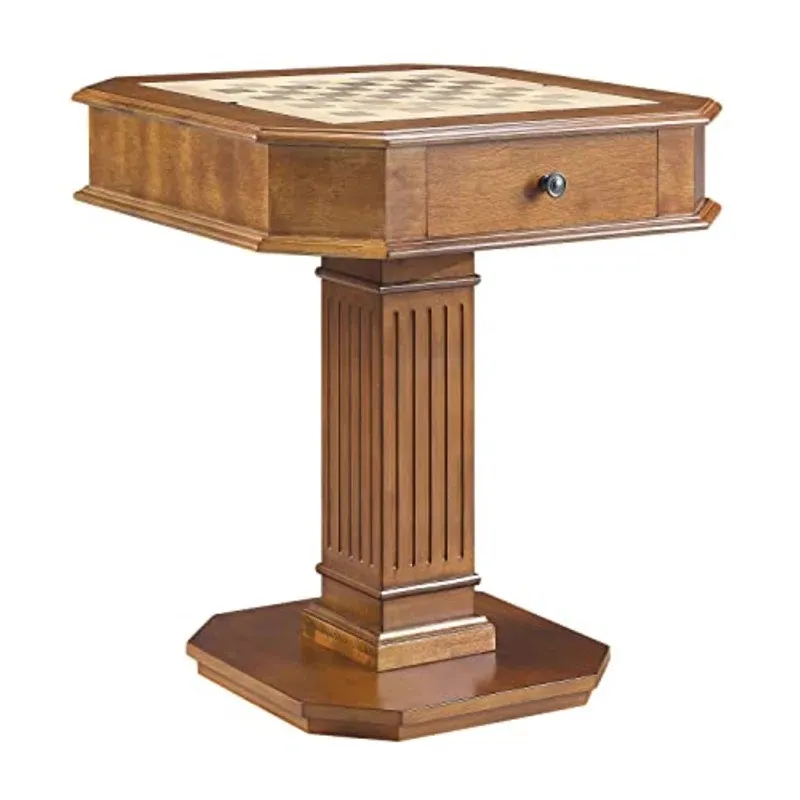 Mesa de Juegos para Ajedrez, Damas y Backgammon en Madera Mesa de Juegos para Ajedrez, Damas y Backgammon en Madera