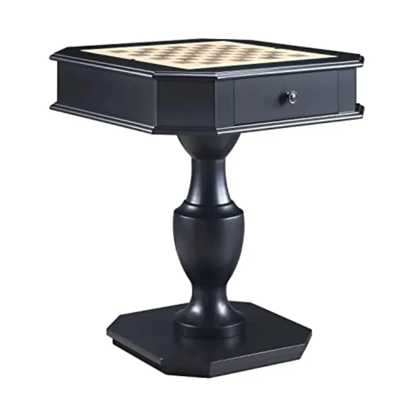Mesa de Juegos para Ajedrez, Damas y Backgammon en Madera Mesa de Juegos para Ajedrez, Damas y Backgammon en Madera
