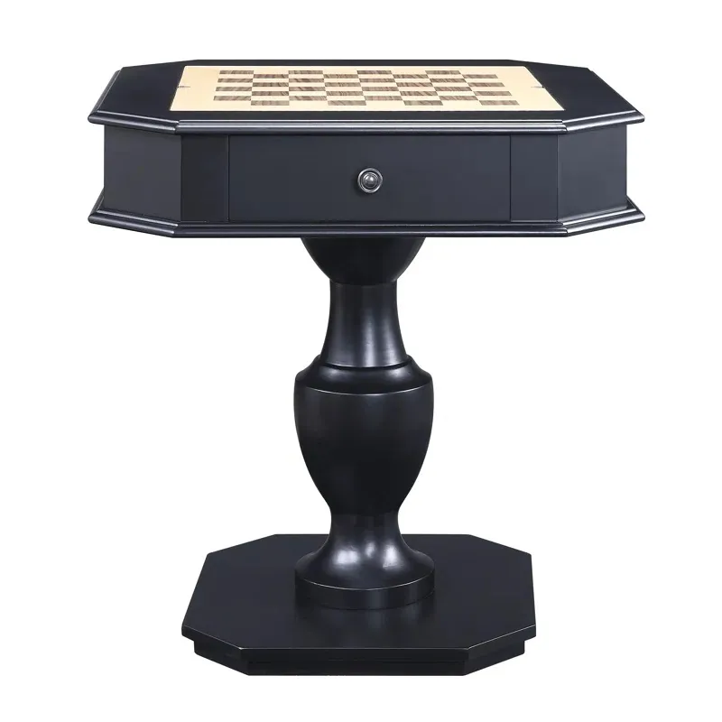 Mesa de Juegos para Ajedrez, Damas y Backgammon en Madera Mesa de Juegos para Ajedrez, Damas y Backgammon en Madera