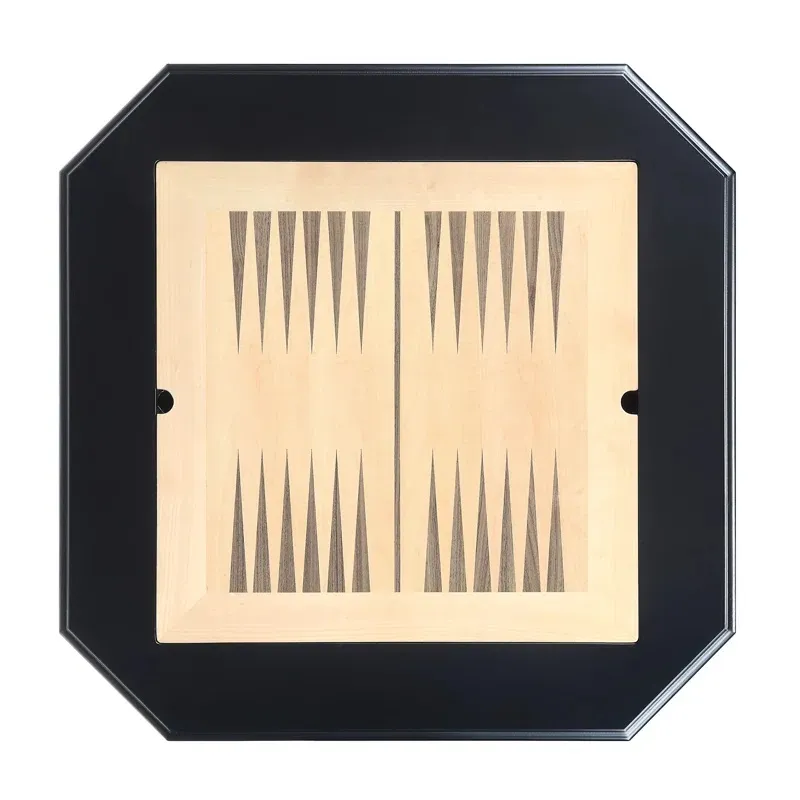 Mesa de Juegos para Ajedrez, Damas y Backgammon en Madera Mesa de Juegos para Ajedrez, Damas y Backgammon en Madera