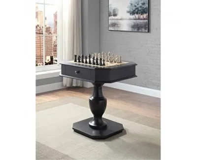 Mesa de Juegos para Ajedrez, Damas y Backgammon en Madera Mesa de Juegos para Ajedrez, Damas y Backgammon en Madera