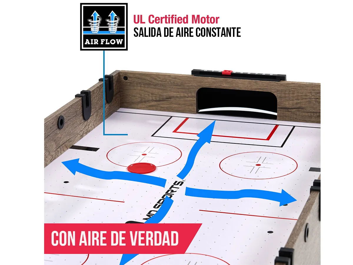 Mesa Multijuegos 3 en 1 de 48 Pulgadas MD Sports Mesa Multijuegos 3 en 1 de 48 Pulgadas MD Sports