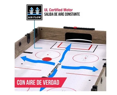 Mesa Multijuegos 3 en 1 de 48 Pulgadas MD Sports Mesa Multijuegos 3 en 1 de 48 Pulgadas MD Sports
