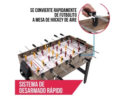 Mesa Multijuegos 3 en 1 de 48 Pulgadas MD Sports Mesa Multijuegos 3 en 1 de 48 Pulgadas MD Sports