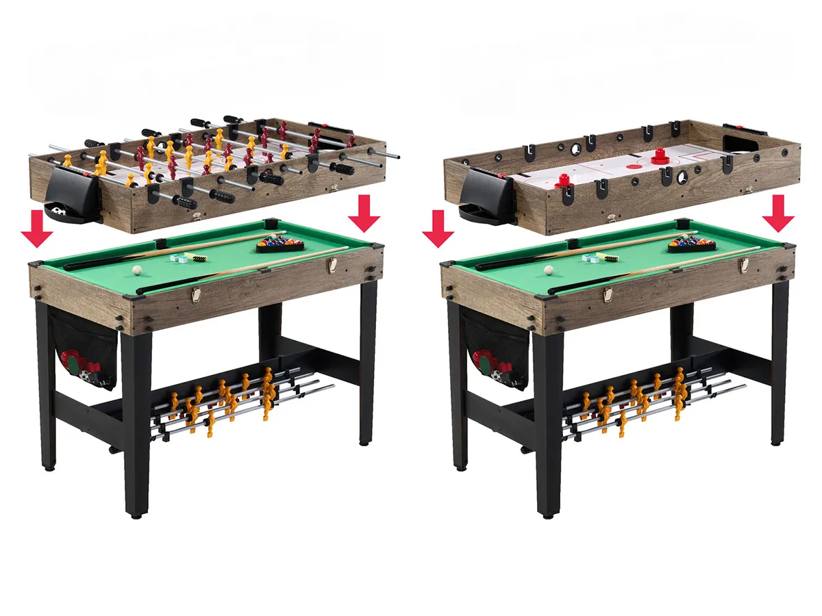 Mesa Multijuegos 3 en 1 de 48 Pulgadas MD Sports Mesa Multijuegos 3 en 1 de 48 Pulgadas MD Sports