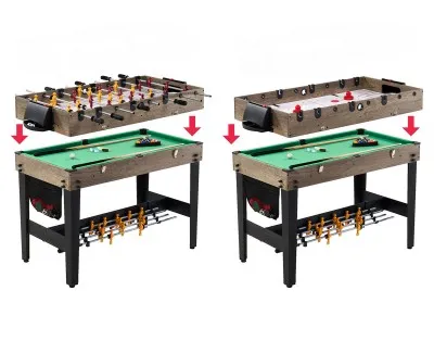 Mesa Multijuegos 3 en 1 de 48 Pulgadas MD Sports Mesa Multijuegos 3 en 1 de 48 Pulgadas MD Sports