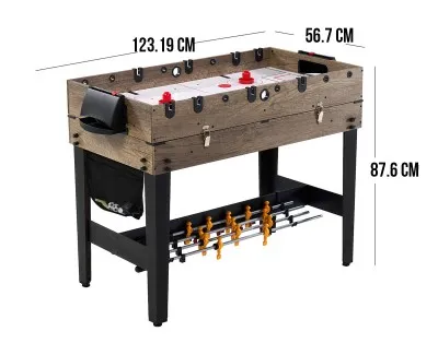 Mesa Multijuegos 3 en 1 de 48 Pulgadas MD Sports 