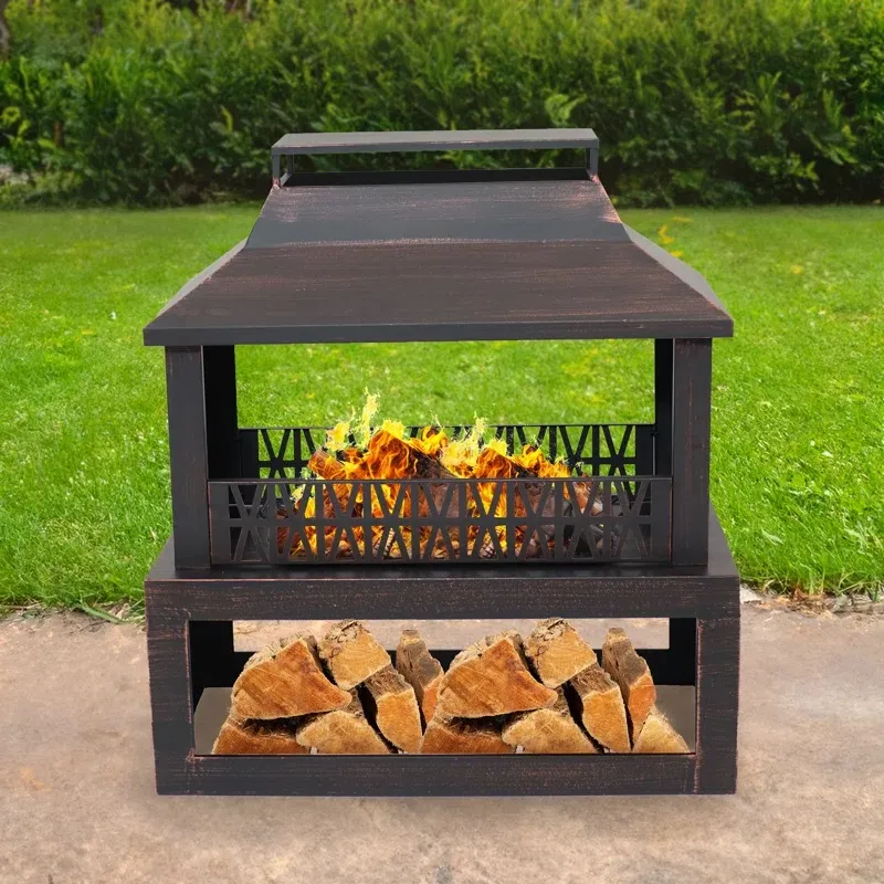 Chimenea para Exteriores en Acero Chimenea para Exteriores en Acero
