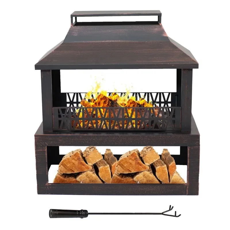 Chimenea para Exteriores en Acero Chimenea para Exteriores en Acero