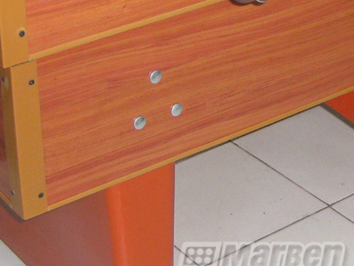 Futbolito Super Color Formica Caoba
