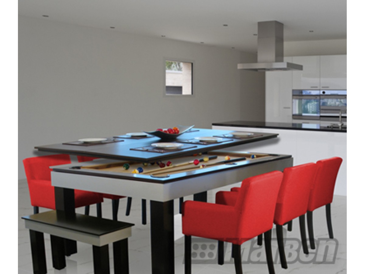 MESAS DE BILLAR – MESA DE BILLAR Y COMEDOR - MESA DE COMEDOR CON BILLAR