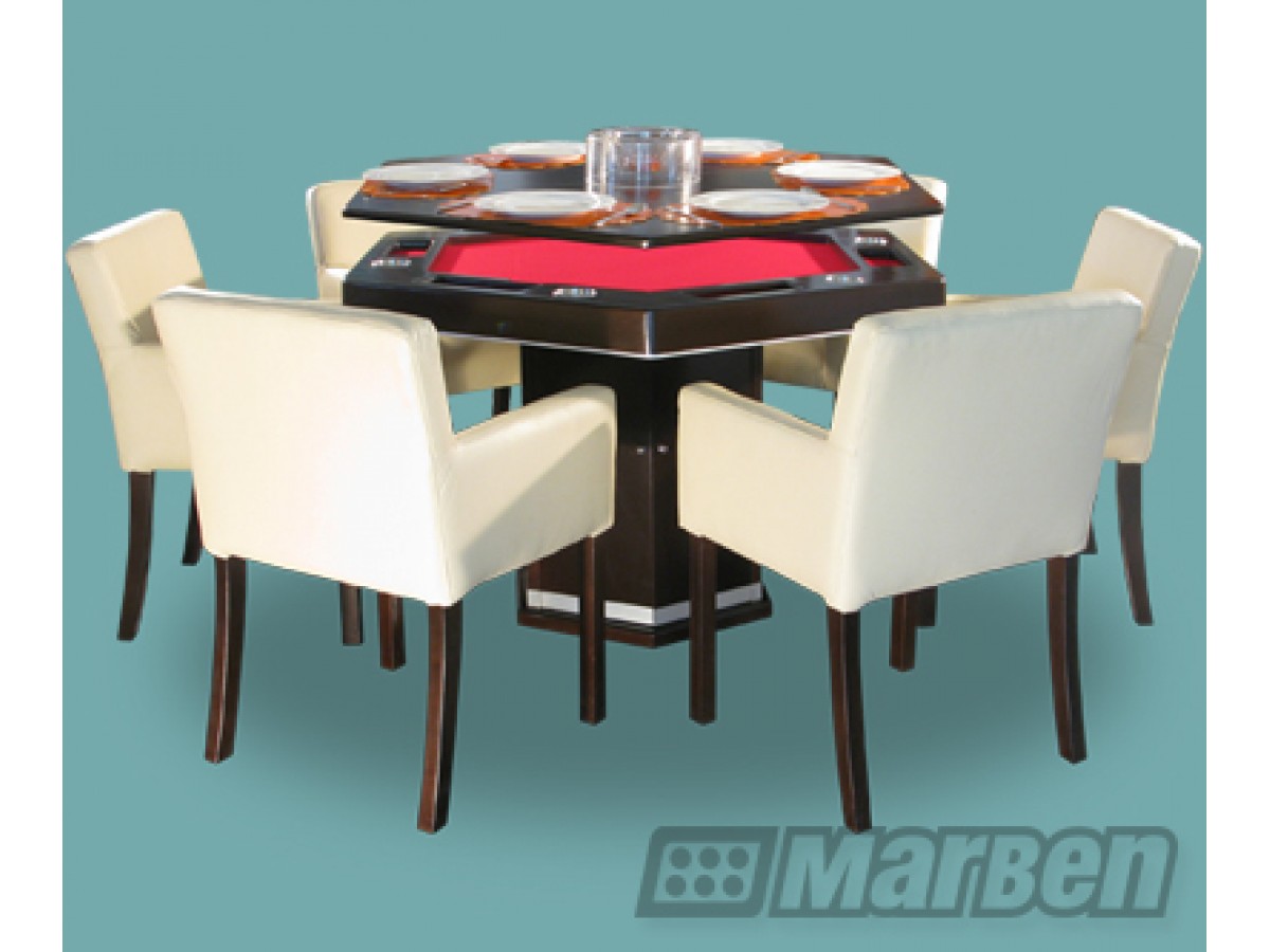 MESA DE JUEGO HEXAGONAL - BILIE COMEDOR - DE BANAK (V) 