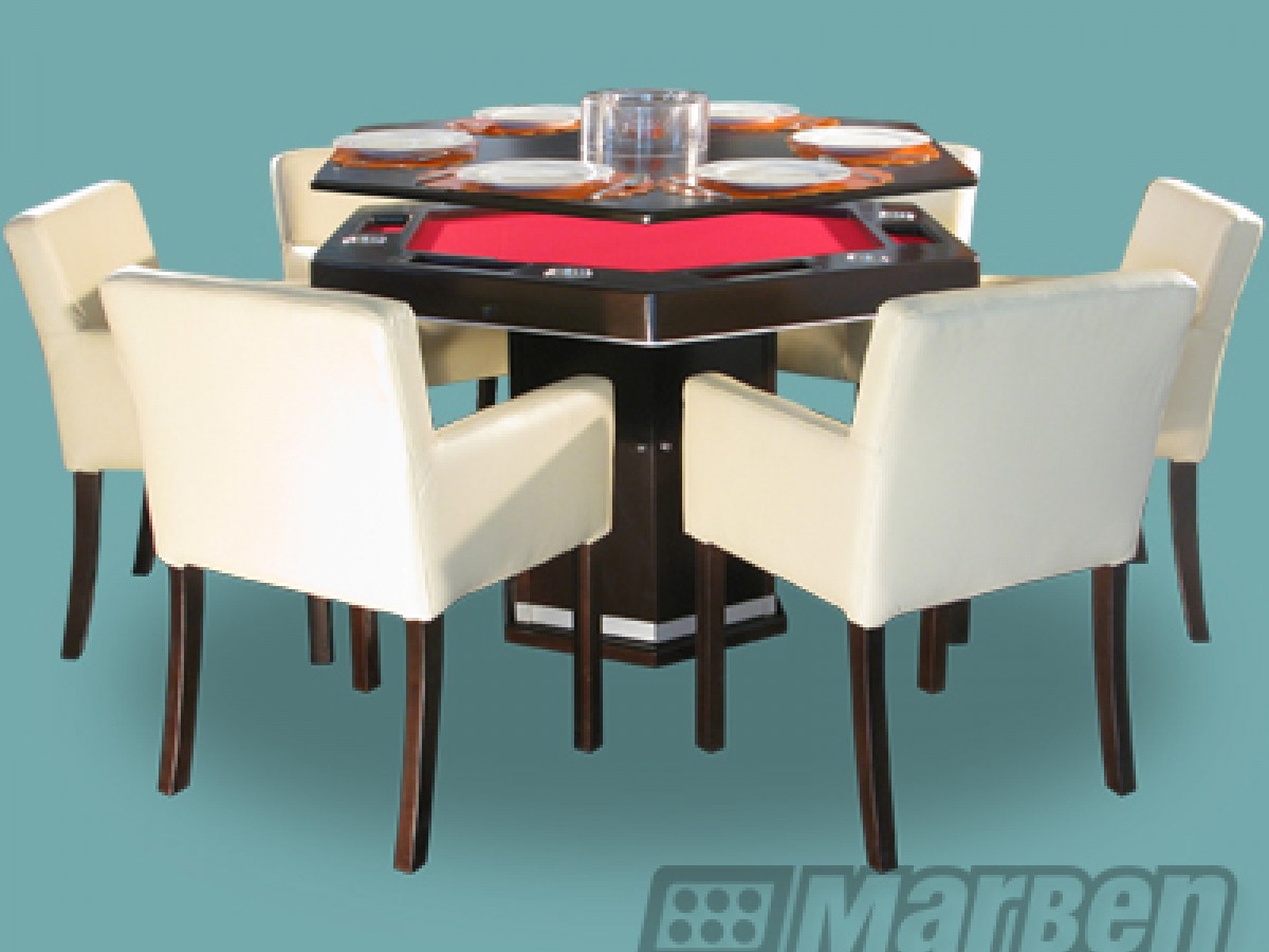 MESA DE JUEGO HEXAGONAL - BILIE COMEDOR - DE BANAK (V) 