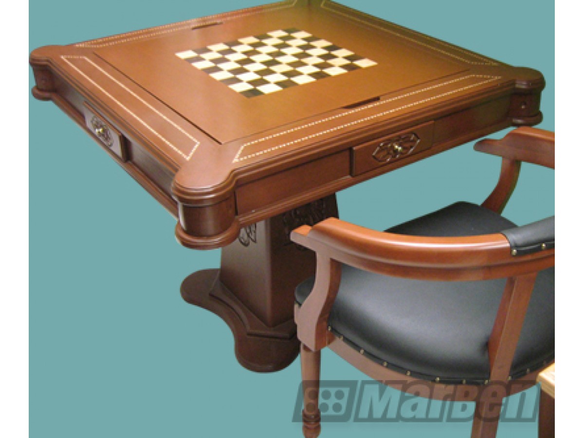 Mesa de Juego Clásica de Lujo Cuadrada