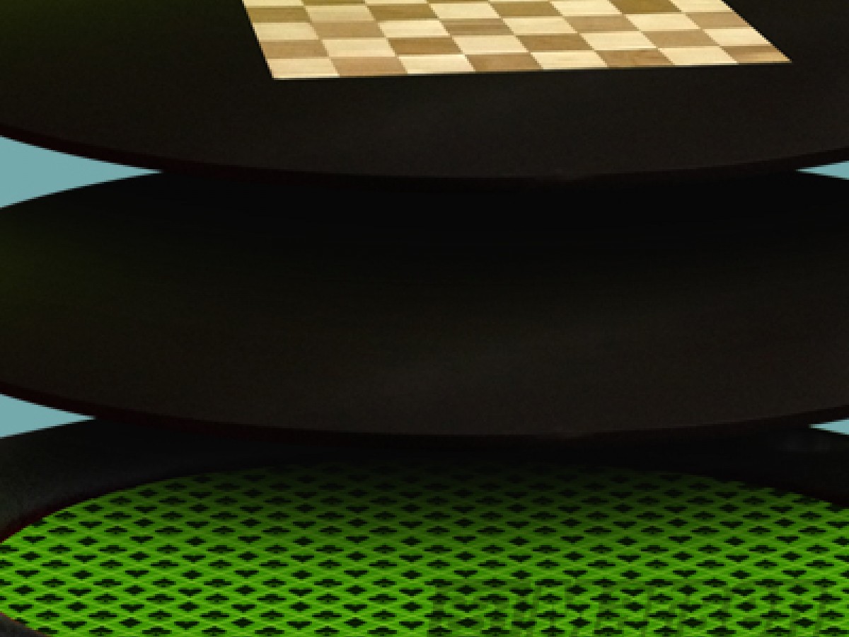 Mesa de Juego Redonda para 6 Personas