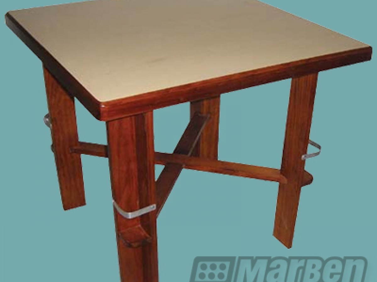 MESA DE DOMINO CLASICA, DE PINO (V)