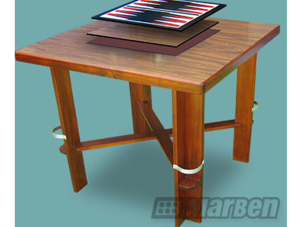 Mesa de Dominó con Cubierta doble vista Mesa de Dominó con Cubierta doble vista