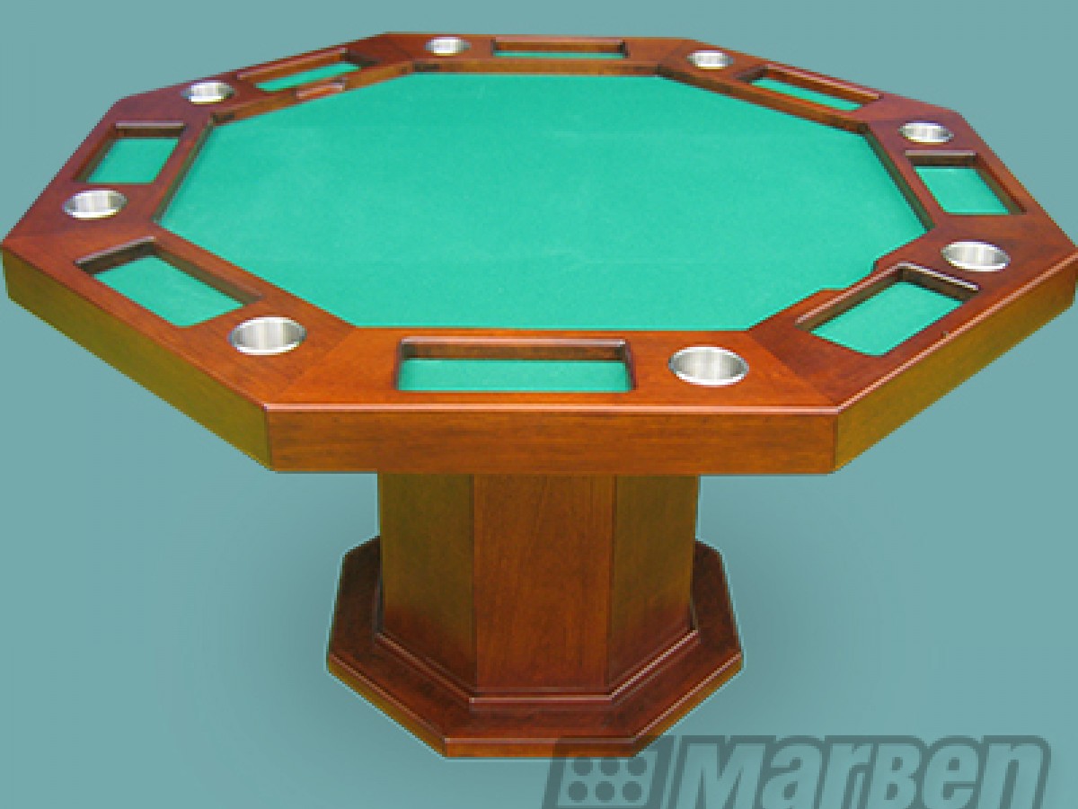 Mesa de Juego  portavasos Octagonal - de Banack