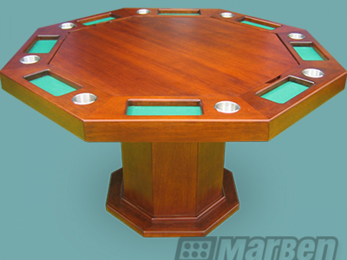 Mesa de Juego  portavasos Octagonal - de Banack