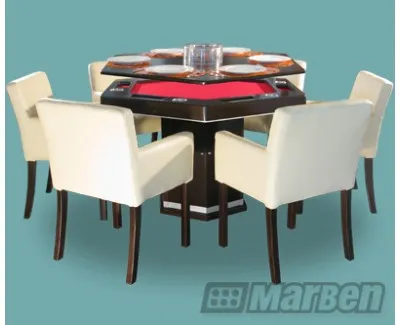 Mesa de Juego Bilie Comedor Hexagonal Mesa de Juego Bilie Comedor Hexagonal