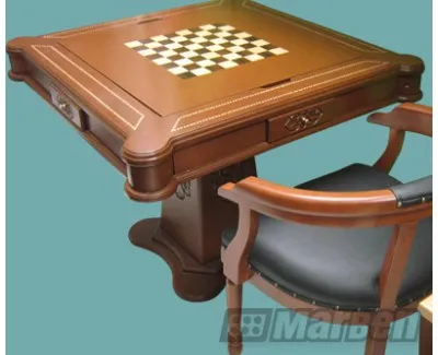 Mesa de Juego Clásica de Lujo Cuadrada Mesa de Juego Clásica de Lujo Cuadrada