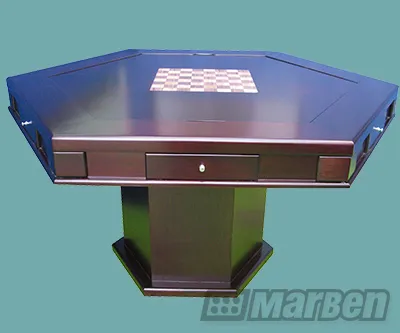 Mesa de Juego Marben de Lujo Hexagonal Mesa de Juego Marben de Lujo Hexagonal