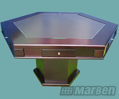 Mesa de Juego Marben de Lujo Hexagonal Mesa de Juego Marben de Lujo Hexagonal