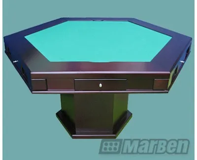 Mesa de Juego Marben de Lujo Hexagonal Mesa de Juego Marben de Lujo Hexagonal