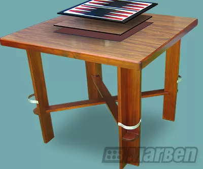 Mesa de Dominó con Cubierta doble vista