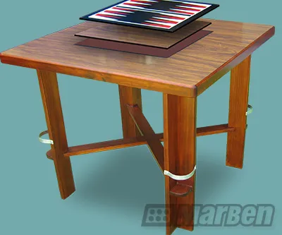 Mesa de Dominó con Cubierta doble vista