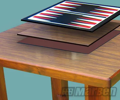 Mesa de Dominó con Cubierta doble vista